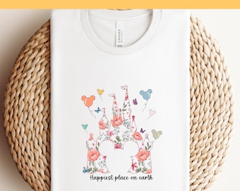Happiest Place On Earth DTF, Disney Ready To Press, Mickey Mouse Heat Transfer, Most Magical Place DTF, Disneyland DTF Transfer, Disney Trip