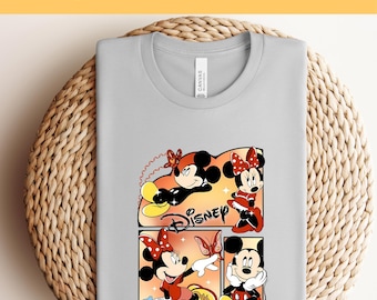 Mickey and Minnie DTF, Mickey Mouse Heat Transfer, Disneyworld DTF Transfer, Disneyland Ready to Press, Mickey DTF Transfers, Disney Shirt