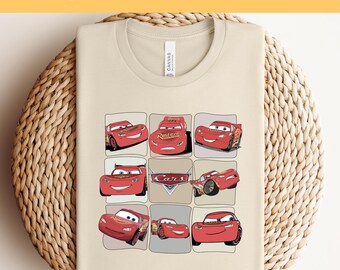 Disney Cars Lightning McQueen DTF, Cars DTF-overdrachten, Cars Movie Heat Transfer, Disney Ready To Press, Disney Pixar DTF, Disney Trip DTF,