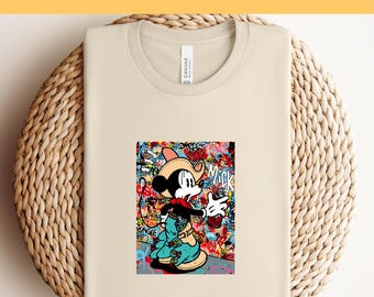Retro Mickey Mouse DTF, Mickey Mouse Heat Transfer, Disneyworld DTF Transfer, Disneyland Ready to Press, Mickey DTF Transfers, Disney Gifts