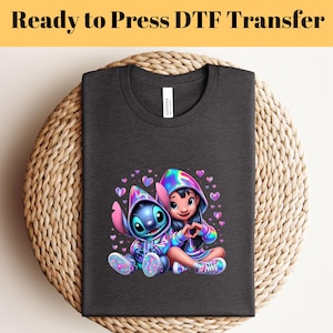 Disney Lilo And Stitch DTF, Lilo & Stitch Movie 2025 DTF, Disneyland Birthday DTF, Disneyworld Tee, Stitch Shirt, Ready to Press Disney Dtf