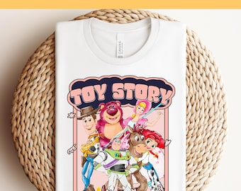 Toy Story Character DTF Transfer, Ready to Press, Woody Dtf, Buzz Lightyear, Toy Story DTF, Jessie Shirt, Allien Dtf, Disney DTF Transfer