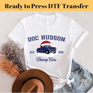 Disney Christmas Cars Dtf, Heat Press Transfers, doc hudson Christmas Dtf, Magical Christmas Cars, Christmas 2024 Dtf, Cars Family Vacation