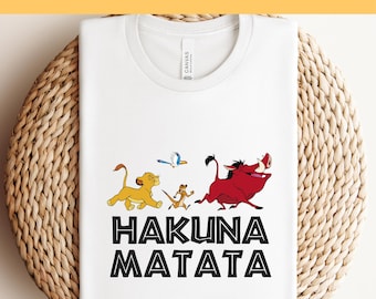 Hakuna Matata DTF Transfer: Lion King Ready to Press