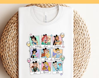 Disney Princesses DTF Transfer, Ready to Press DTF, Disney Transfer Print, Heat Press DTF Transfer, Disney Princess Shirt, Disney Transfer