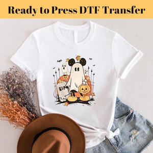 Halloween Micky DTF Transfer, Halloween Pressfertig, Disney Halloween DTF Transfer, Heat Transfer, Disney DTF, Retro Halloween Mickey