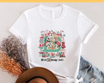 Walt Disneyworld Christmas Dtf, Disney Christmas Ready To Press, Disney Christmas World Dtf, Christmas Tree Transfers, Disney Christmas Dtf