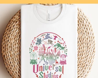 Universal Studios DTF, Ready to Press, Disney Transfer, Heat Press DTF Transfer, Disney Vacation Print, Special Family DTF,Iron On Transfer