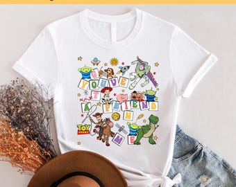 You've Got A Friend In Me dtf-overdracht, Toy Story klaar voor pers, aangepaste dtf-overdrachten, full colour, warmteoverdracht, Disneyland DTF-prints,