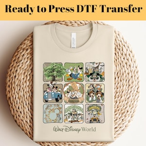 Retro Disney Animal Kingdom DTF Transfer, Mickey Safari Ready To Press, Disneyworld DTF, Disneyland Heat Press DTF, Disney Dtf Transfer