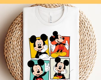Mickey Mouse DTF, Mickey Mouse-warmteoverdracht, Disneyworld DTF-overdracht, Disneyland Ready to Press, Mickey Mouse DTF-overdrachten, Disney-cadeaus