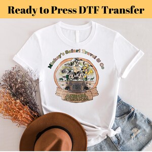 Mickey And Friends Animal Safari DTF Transfer, Disney Ready To Press, Disney Cruise Transfer, Disney Castle DTF, Disney Safari Heat Transfer
