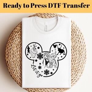 Disney Princesses DTF, Ready to Press, Disney Transfer Print, Heat Press DTF Transfer, Disney Ready to Press DTF, Disney Princesses Print