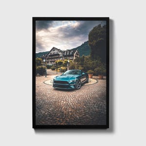 Mustang GT California Special Poster: Ford Print or Canvas, Perfect for Car Enthusiasts and Collectors