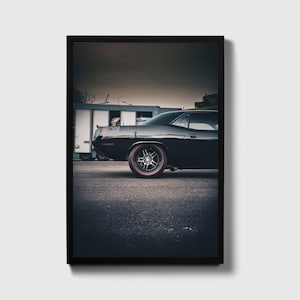 Plymouth Barracuda Poster, Fast and Furious Car Print, Classic Muscle Car Art, Vintage Auto Photography, Automotive Wall Decor