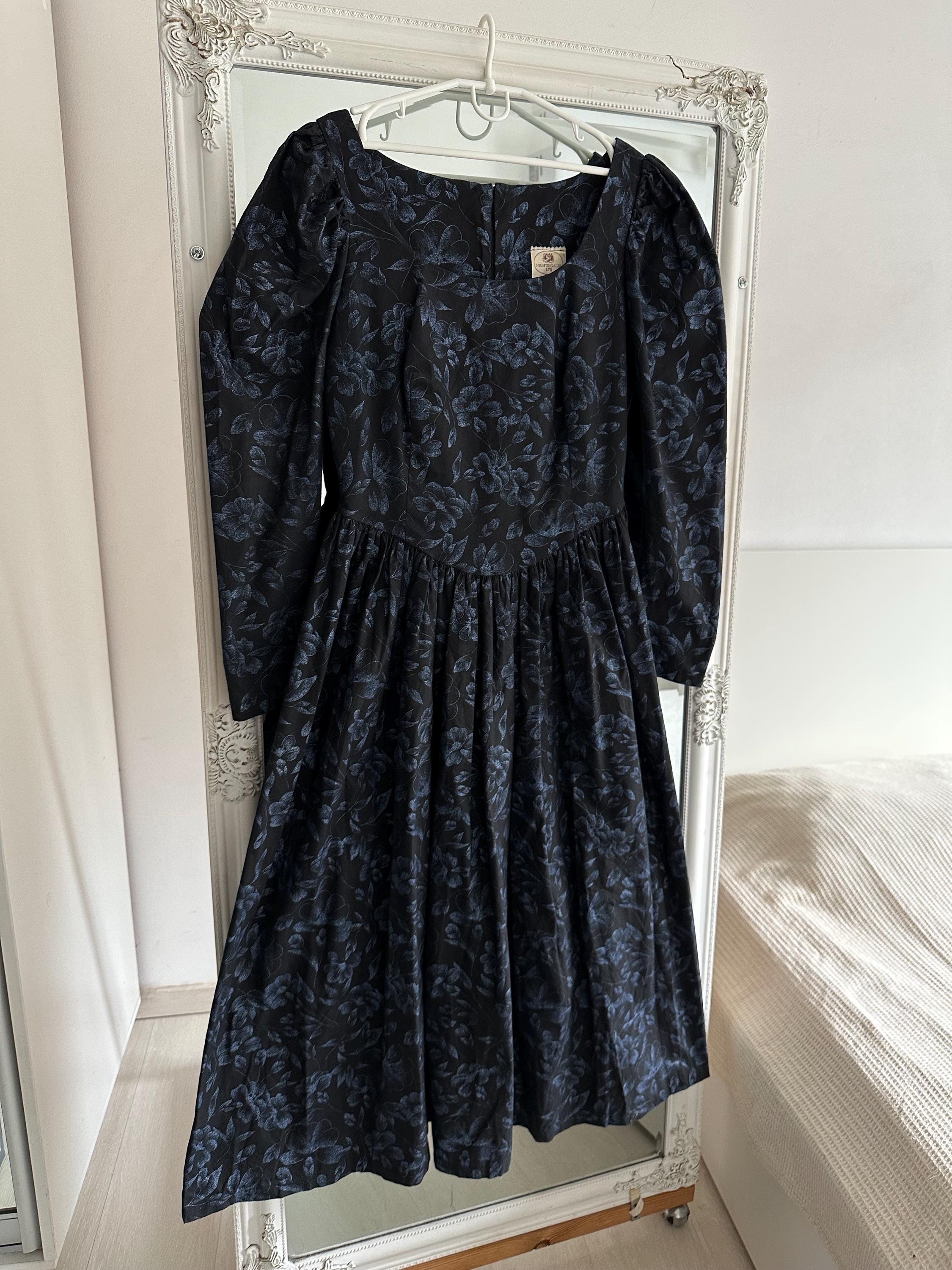 knee length dresses for ladies Nightingale Girl's Dress Powder Puff Plumetti with Marshmallow Hand Sm –  Smock London