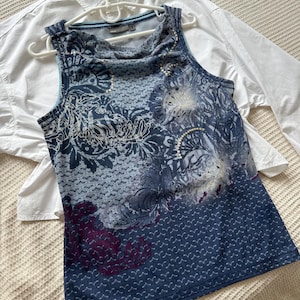 Vintage 2000s, 00s, 90s mesh top by Mexx, y2k mesh top
