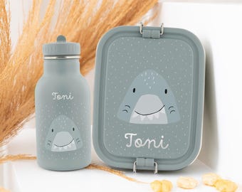 Trixie lunchbox, Trixie drinkfles, lunchbox en drinkfles gepersonaliseerd met naam, cadeau voor de start van de kleuterschool, kleuterschool, gepersonaliseerde lunchbox