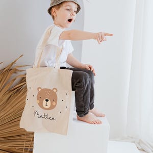 Kindergartenbeutel, Kindertasche Junge, Kindergarten, Wechselkleidung, Stoffbeutel Kita, Kindergartenstart