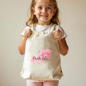 Gym bag girls, back to school girls, gym bag bee, personalized gym bag, personalized gym bag