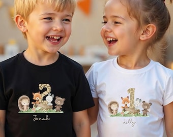 Camiseta de cumpleaños personalizada, 1er cumpleaños niño, 1er cumpleaños niña, 3er cumpleaños niño, traje de cumpleaños