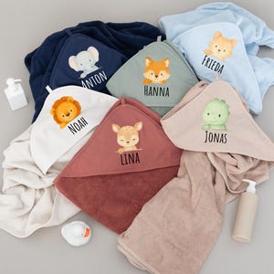 Hooded towel with name, baby gifts, baby towel, hooded towel, personalized towel, baby bath towel, towel