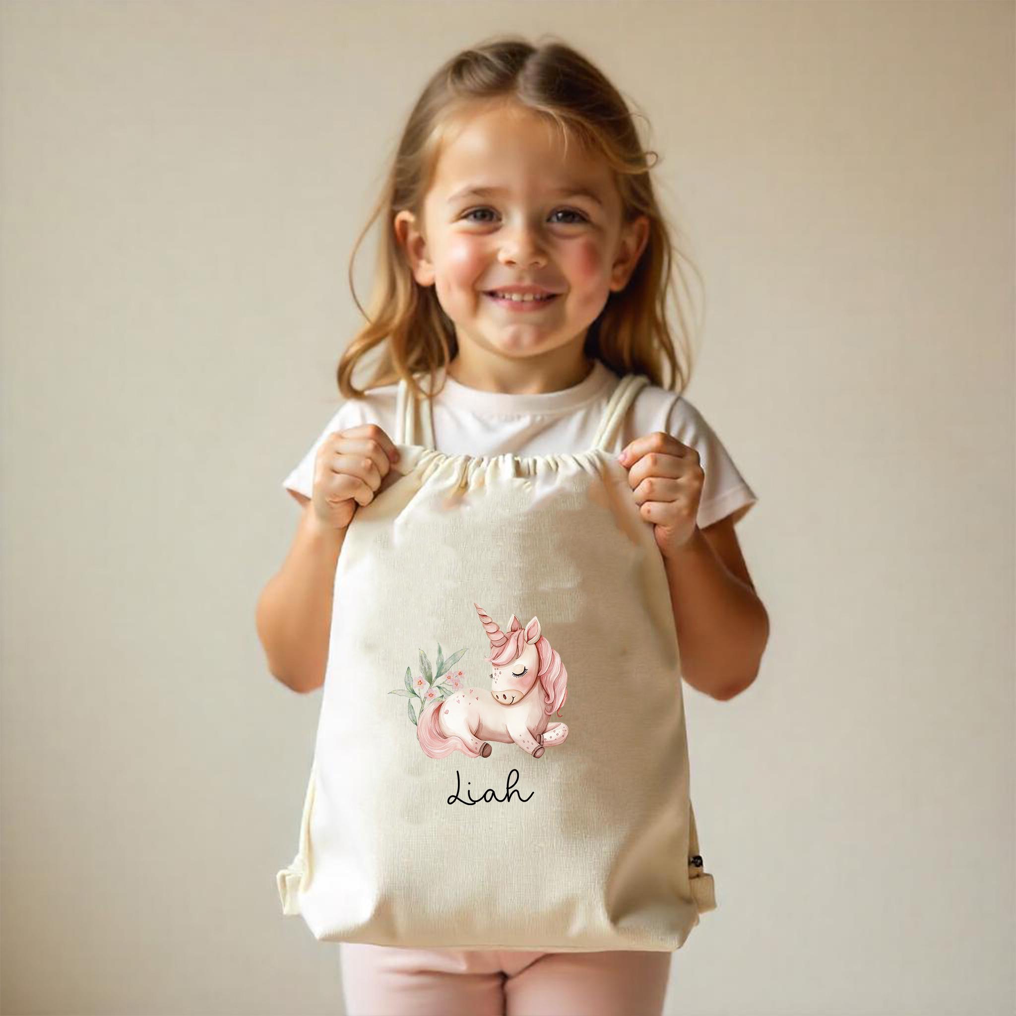 Sac de sport fille, sac de sport licorne, sac de sport sirène, sac de sport personnalisé, sac de sport personnalisé