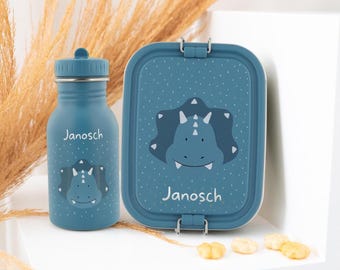 Trixie lunchbox, Trixie drinkfles, lunchbox en drinkfles gepersonaliseerd met naam, cadeau voor de start van de kleuterschool, kleuterschool, gepersonaliseerde lunchbox