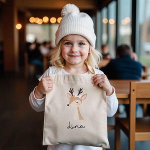 Kindergartenbeutel, Kindertasche Mädchen, Geschenke für Mädchen, Beutel für Wechselsachen, Stoffbeutel Mädchen