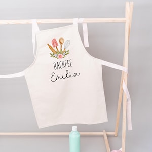 Baking apron for children, cooking apron for children, gift for children, baking apron, apron for toddlers, children's apron with name, kitchen apron for children
