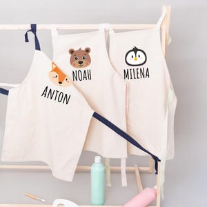 Personalized children's apron, children's cooking apron, gift for children, craft apron, toddler apron, children's apron with name, kitchen apron
