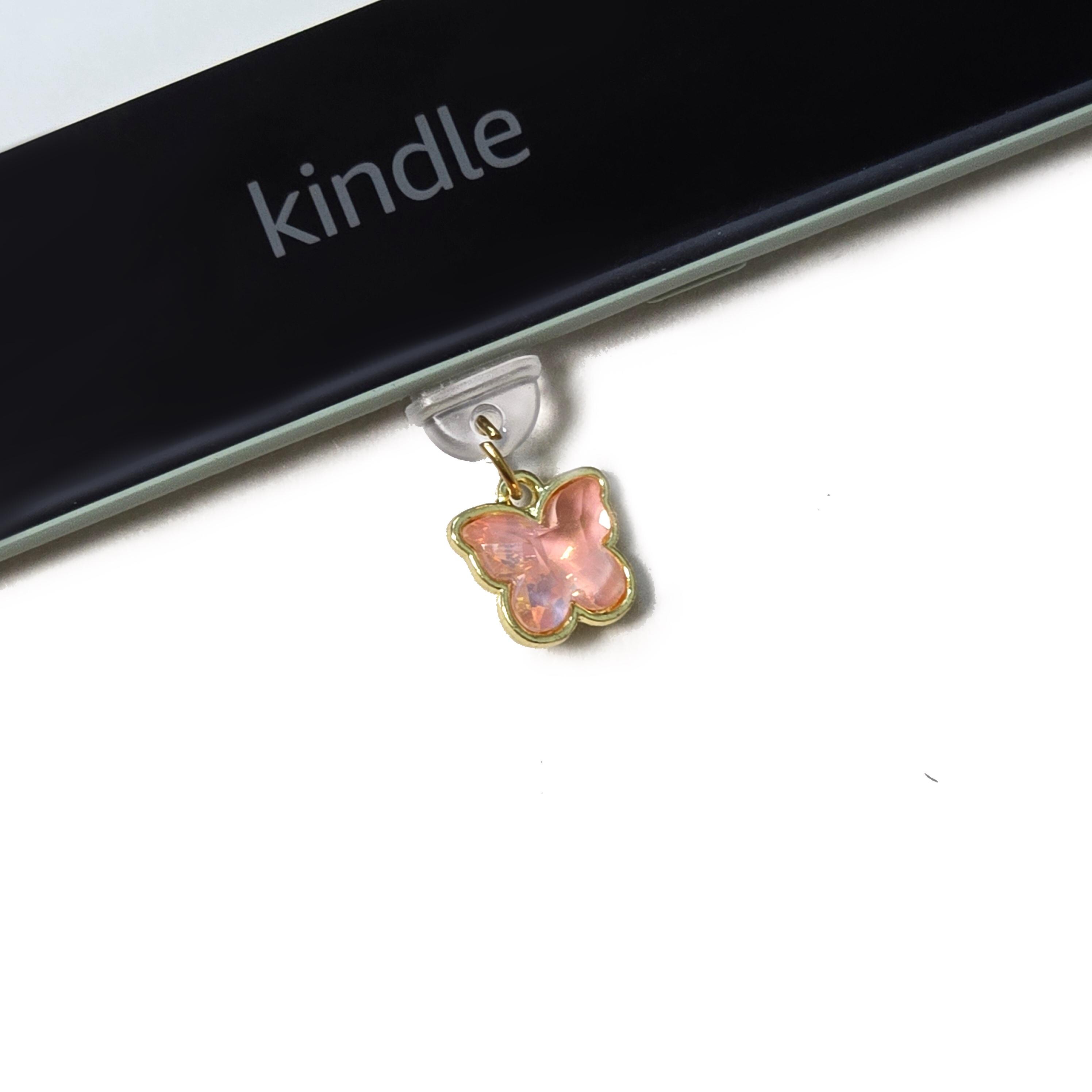 6pcs Charms Anti-Poussière Papillon Colorés - Bouchons Mignons Pour Port USB-C/Type-C, Pendentifs Décoratifs Pour Téléphone