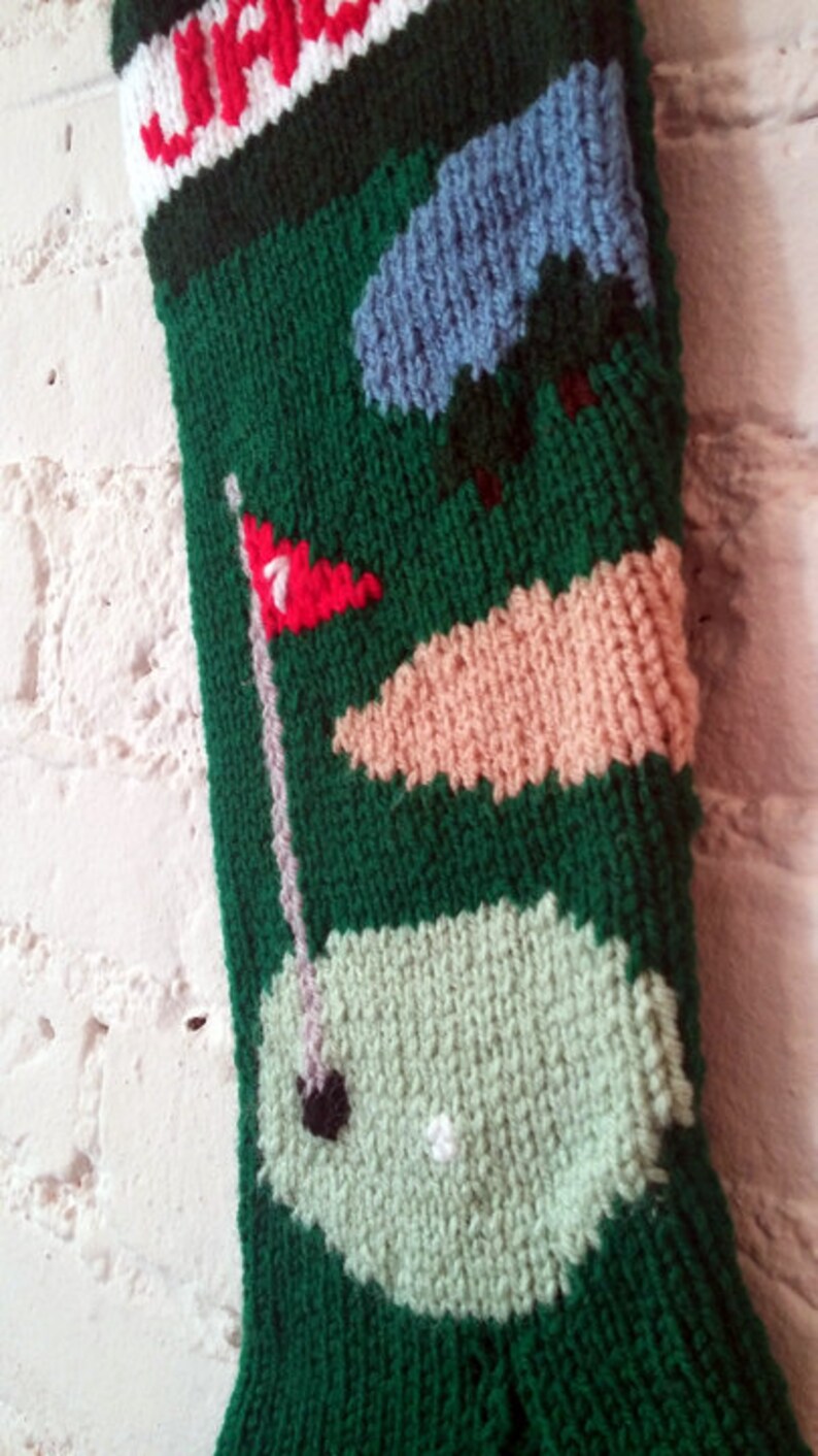 Christmas Stocking Golf Etsy