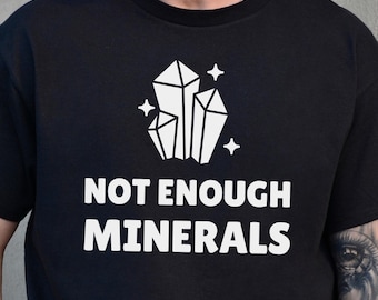 RTS T-Shirt: Not Enough Minerals - Classic Strategy Gamer Shirt
