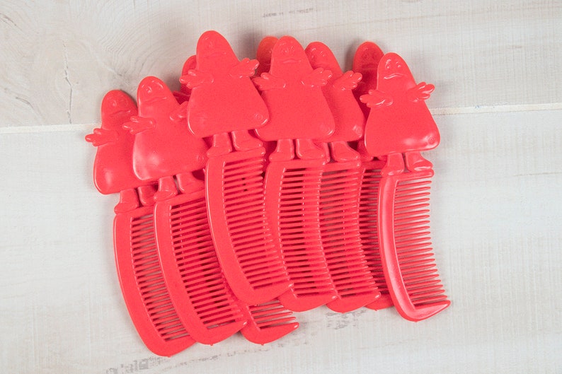 Happy Meal Toy Grimace McDonald/'s Grimace Comb Comb Kids Comb 1980 Red Comb McDonalds Comb Child/'s Comb Grimace Comb McDonald/'s
