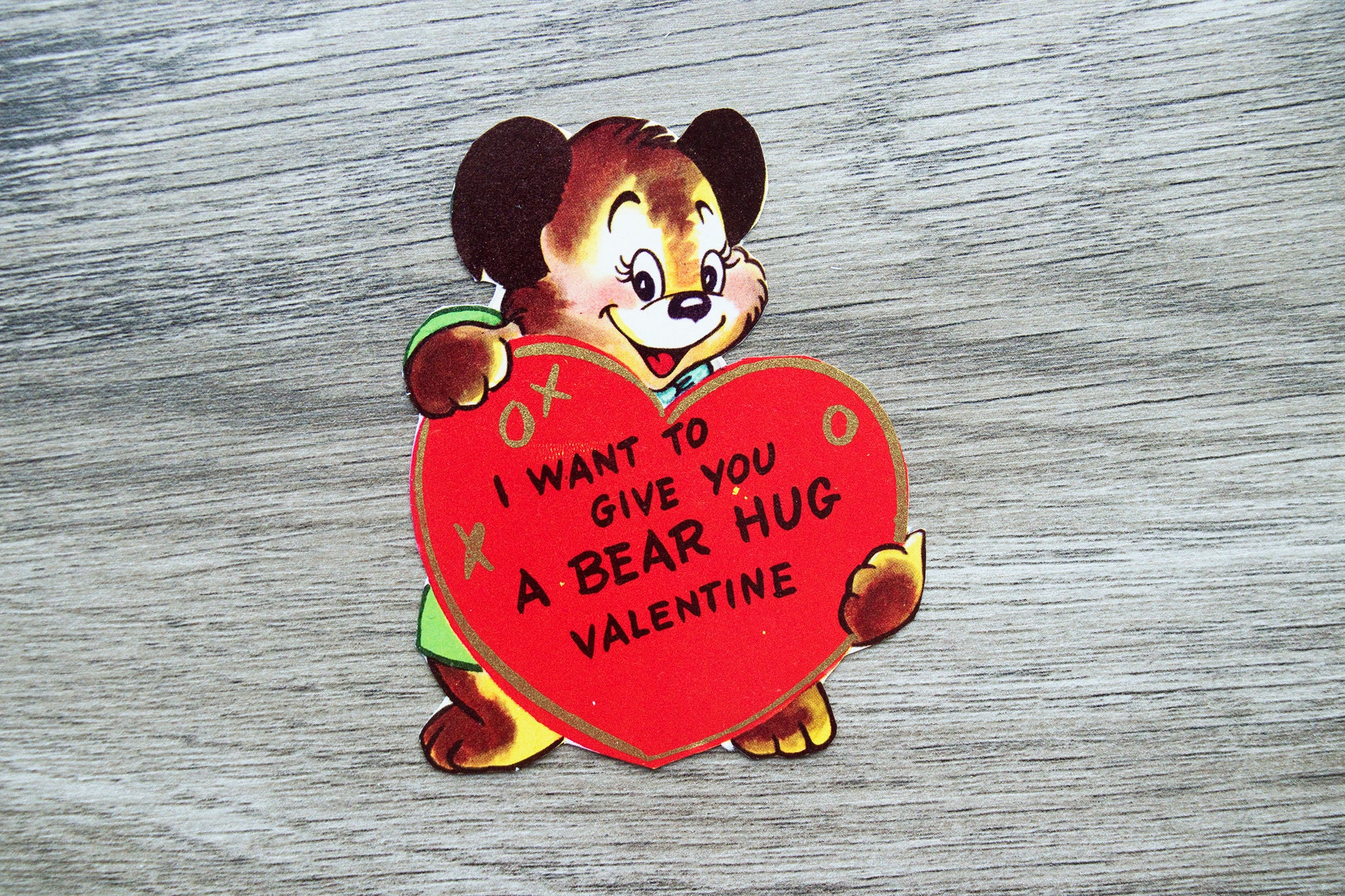 Vintage Bear Valentine Card I Want To Give You A Bear Hug Etsy vintage-bear-valentine-card-i-want-to-give-you-a-bear-hug-etsy