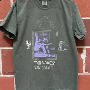 Townes Van Zandt fan art shirt