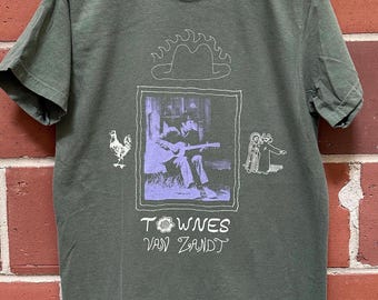 Townes Van Zandt fan art shirt