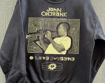 John C0ltrane fan art Sweatshirt