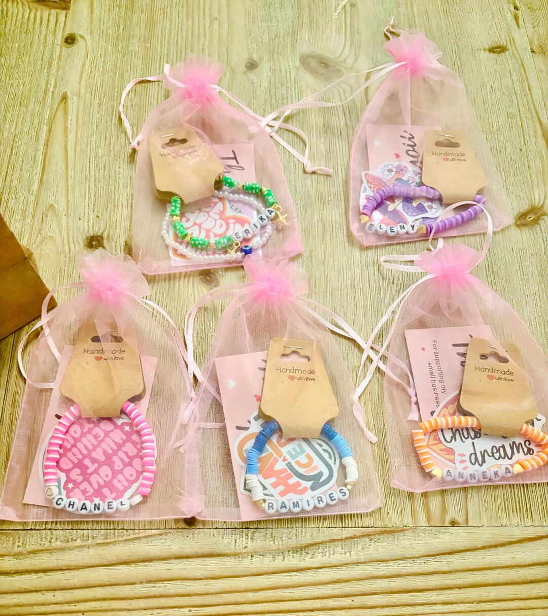 Personalised Bracelets | Clay Bracelets | Handmade Bracelets - Etsy