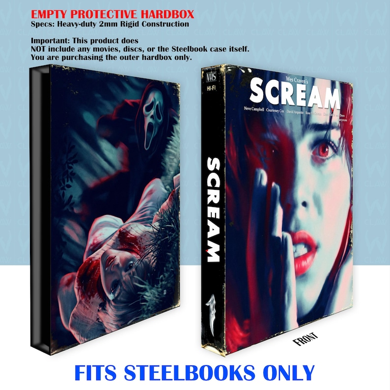 Retro Slashes Scream Collection Retro-slasher Edition Hardbox for Steelbook (no ...
