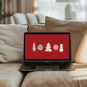 Christmas Laptop Wallpaper, Christmas iPad Wallpaper,  Digital Download Laptop Background, Winter Desktop Screensaver, iPad Background