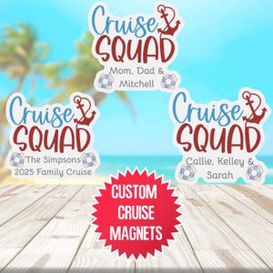 Cruise Door Magnets, Cruise Squad Cruise Magnets, Girls Cruise Trip, Family Cruise Vacation, Cruise Cabin Door Decor