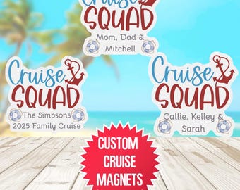 Cruise Door Magnets, Cruise Squad Cruise Magnets, Girls Cruise Trip, Family Cruise Vacation, Cruise Cabin Door Decor