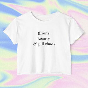 Cute Baby Tee, Women&#39;s Baby Tee for Summer, Summer Baby Tee, y2k Baby Tee, Funny Crop Top, Baby Tee