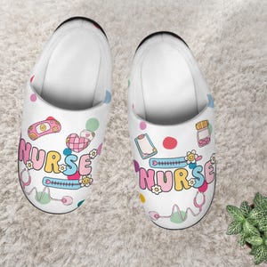 Nurse Slippers, Gift for Nurse, Nurse Gift, Nurse Graduation Gift, Nursing School Gift, Nursing School Graduation Gift, Nurse Grad Gift