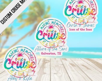 Gepersonaliseerde deurmagneet cruise, aangepaste deurmagneet familiecruise, jubileumcruise, cruise meisjes, cruise besties