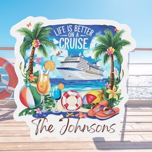 Benutzerdefinierte Familienkreuzfahrt-Türmagnet, Kreuzfahrt-Türmagnet, Familienkreuzfahrt-Türmagnet, Paare-Kreuzfahrtmagnet, 2025 Cruise Essentials, Cruise Must Haves