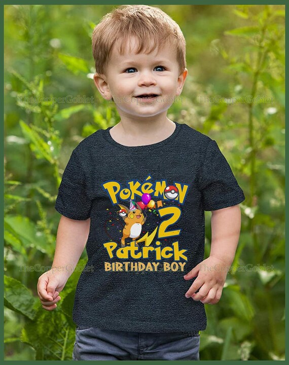 Personalized Raichu Pokemon Birthday 