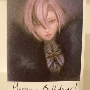 ALECCHINO BIRTHDAY CARD | Genshin Impact  | anime | birthday gift